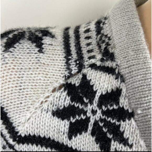 Vintage Handmade Peruvian Llama Sweater NWOT - Picture 5 of 6